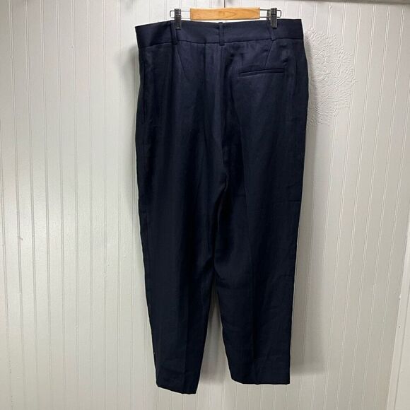 MASSIMO DUTTI 100% Linen Dress Pants - Picture 4 of 8